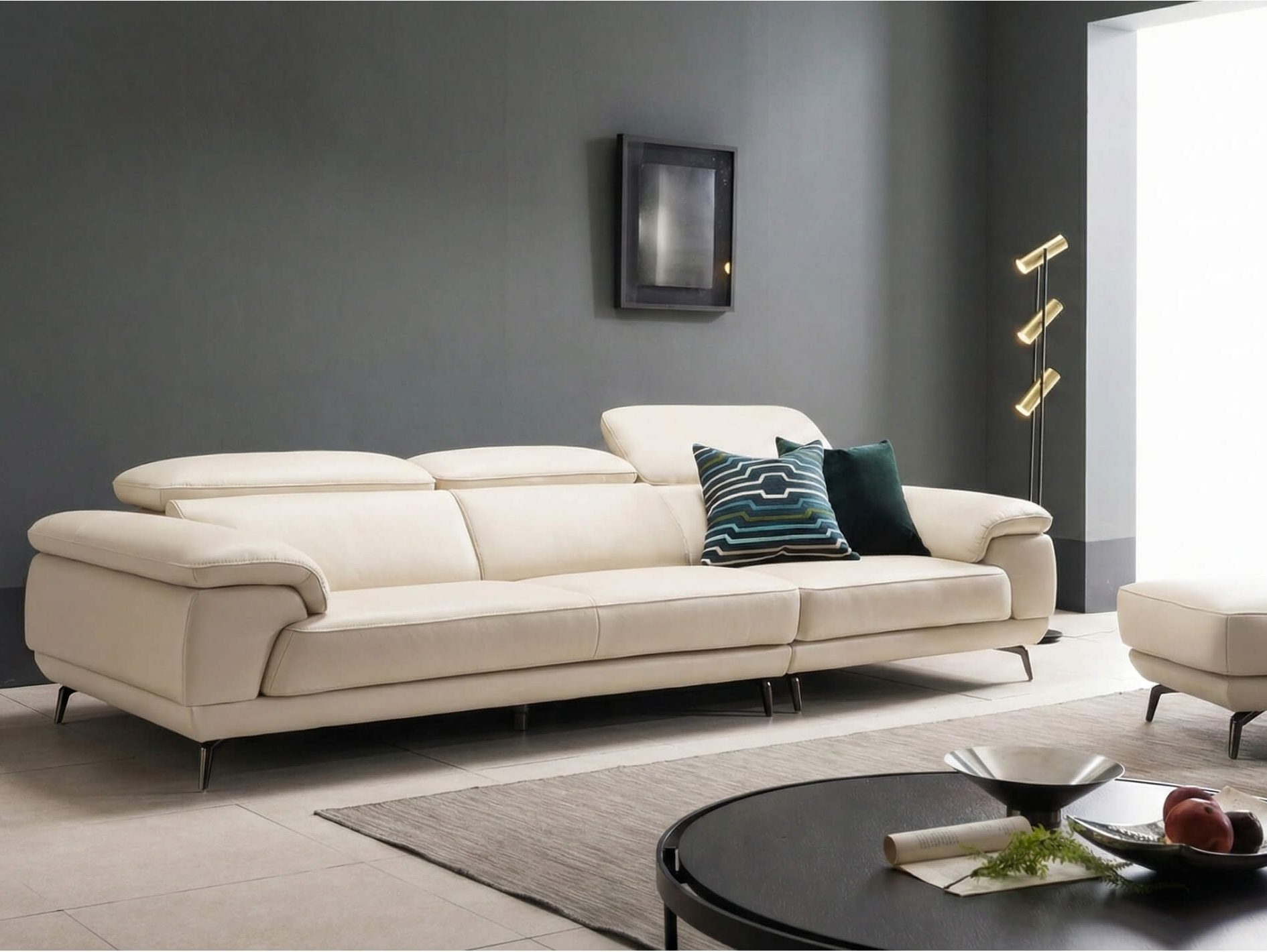Sofa URBANIX - Sofa Da Dáng Văng Có Tựa Đầu Thông Minh