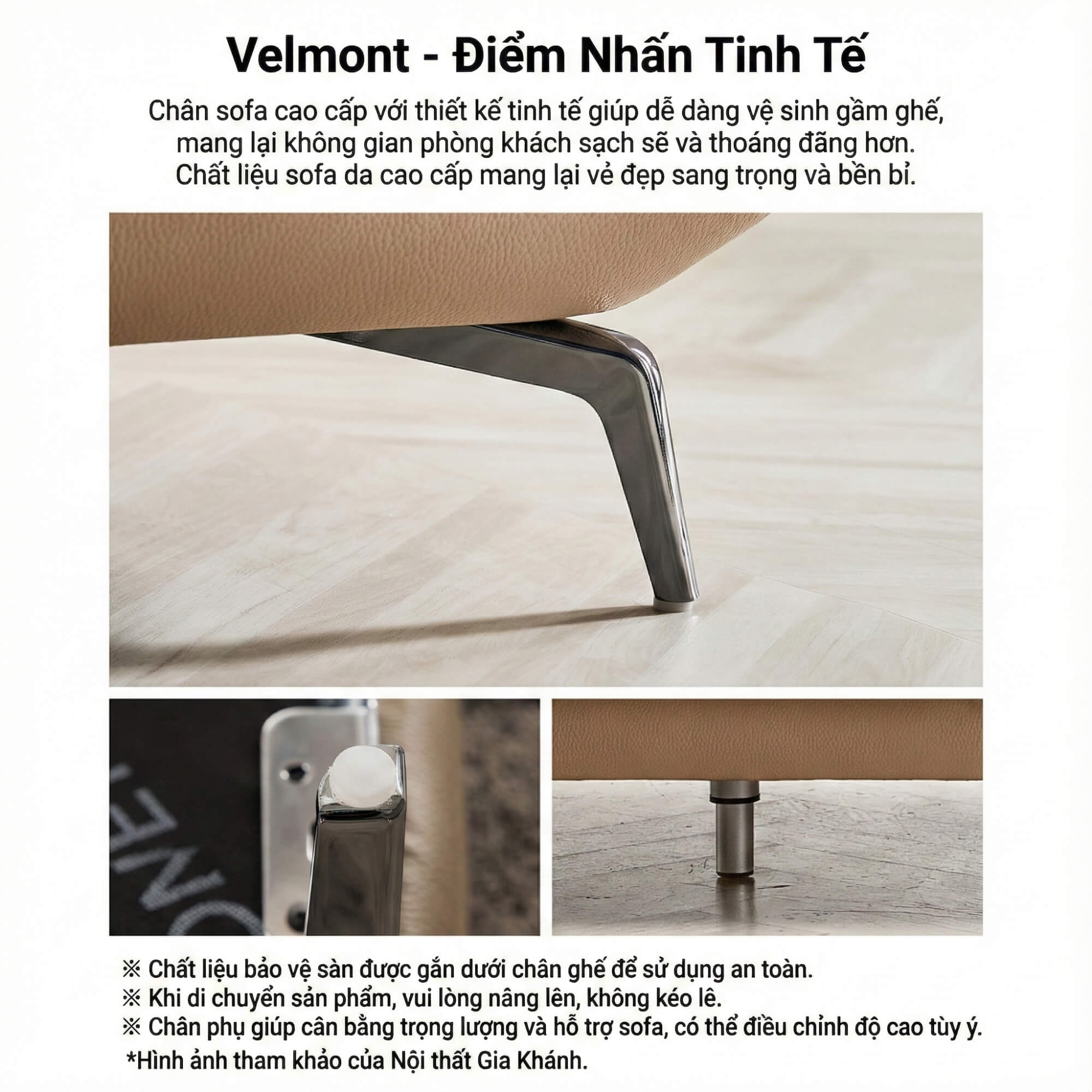 Sofa VERMONT - Sofa Băng Ấm Áp Thư Giãn Với Tựa Đầu Thông Minh