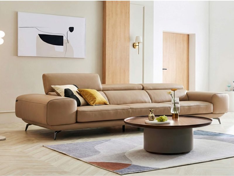 Sofa VERMONT - Sofa Băng Ấm Áp Thư Giãn Với Tựa Đầu Thông Minh