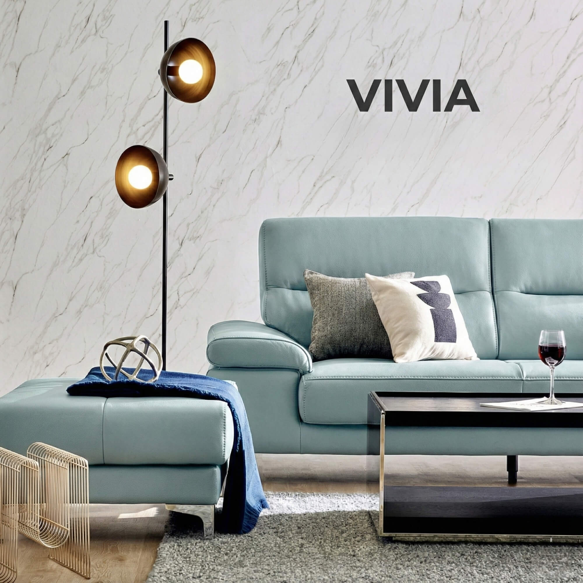 Sofa VIVIA - Sofa Băng 2 Chỗ Nhỏ Gọn Phù Hợp Mọi Gia Đình