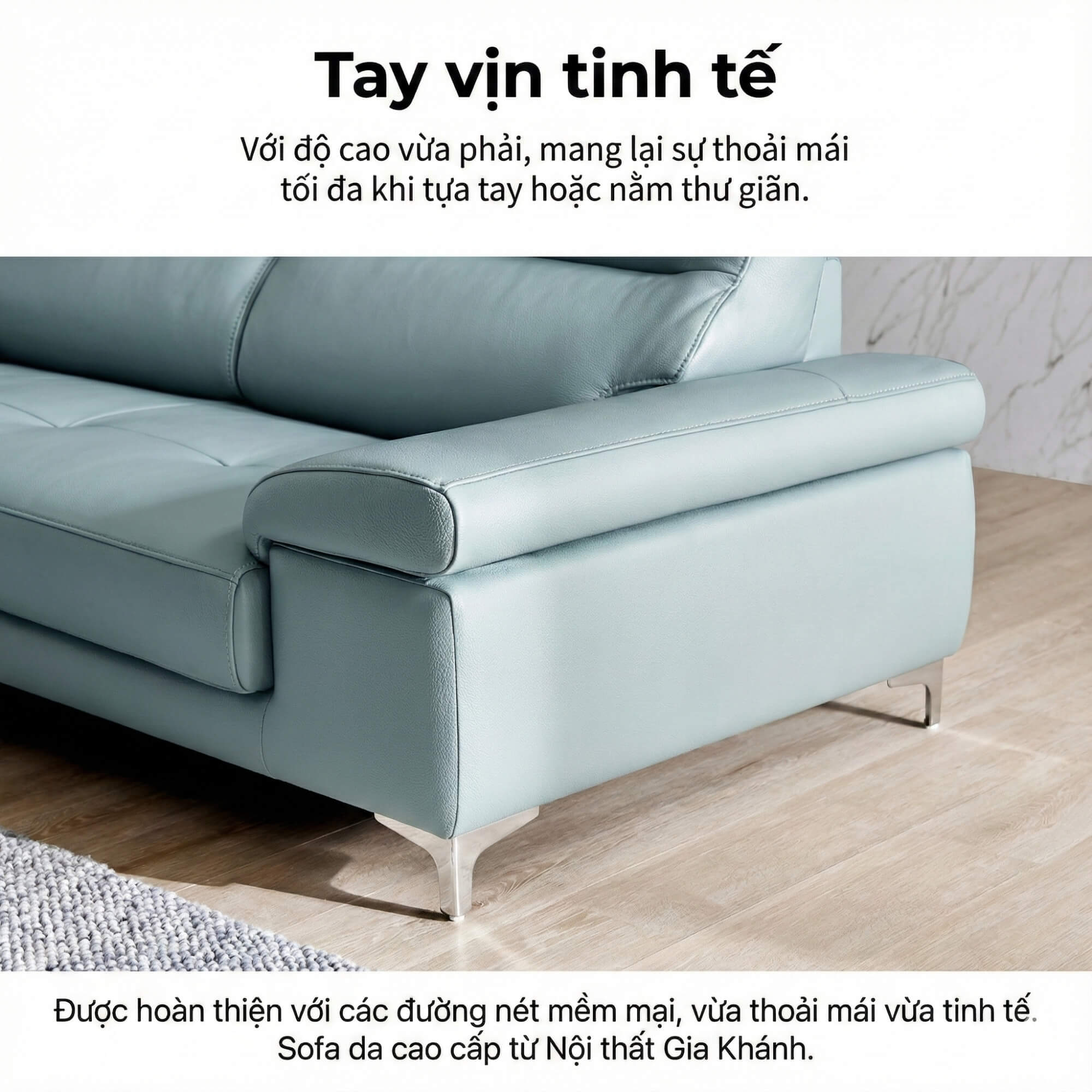 Sofa VIVIA - Sofa Băng 2 Chỗ Nhỏ Gọn Phù Hợp Mọi Gia Đình