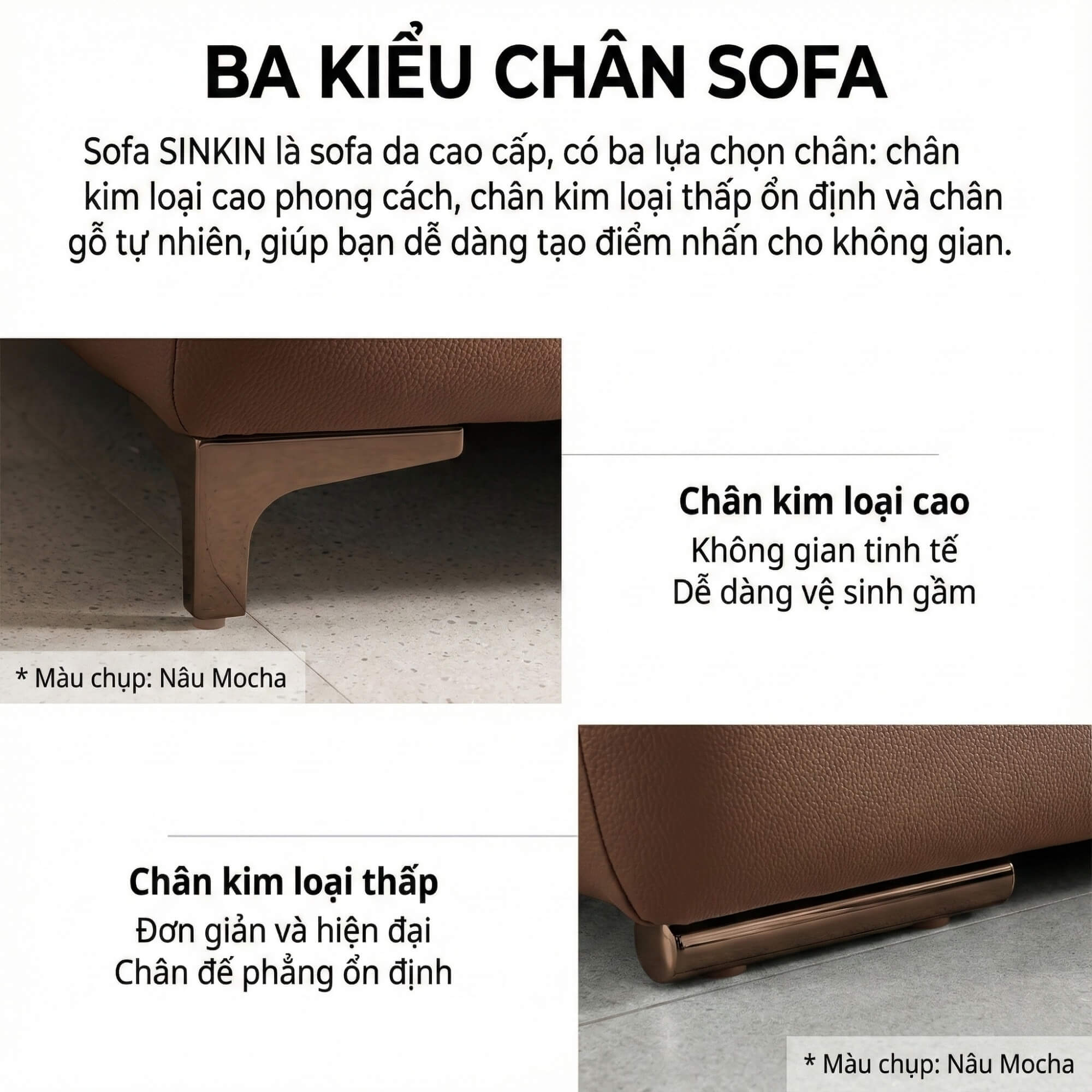 Sofa SINKIN - Sofa Băng 2M Nhỏ Gọn Thiết Kế Tối Giản Cho Phòng Khách Mini
