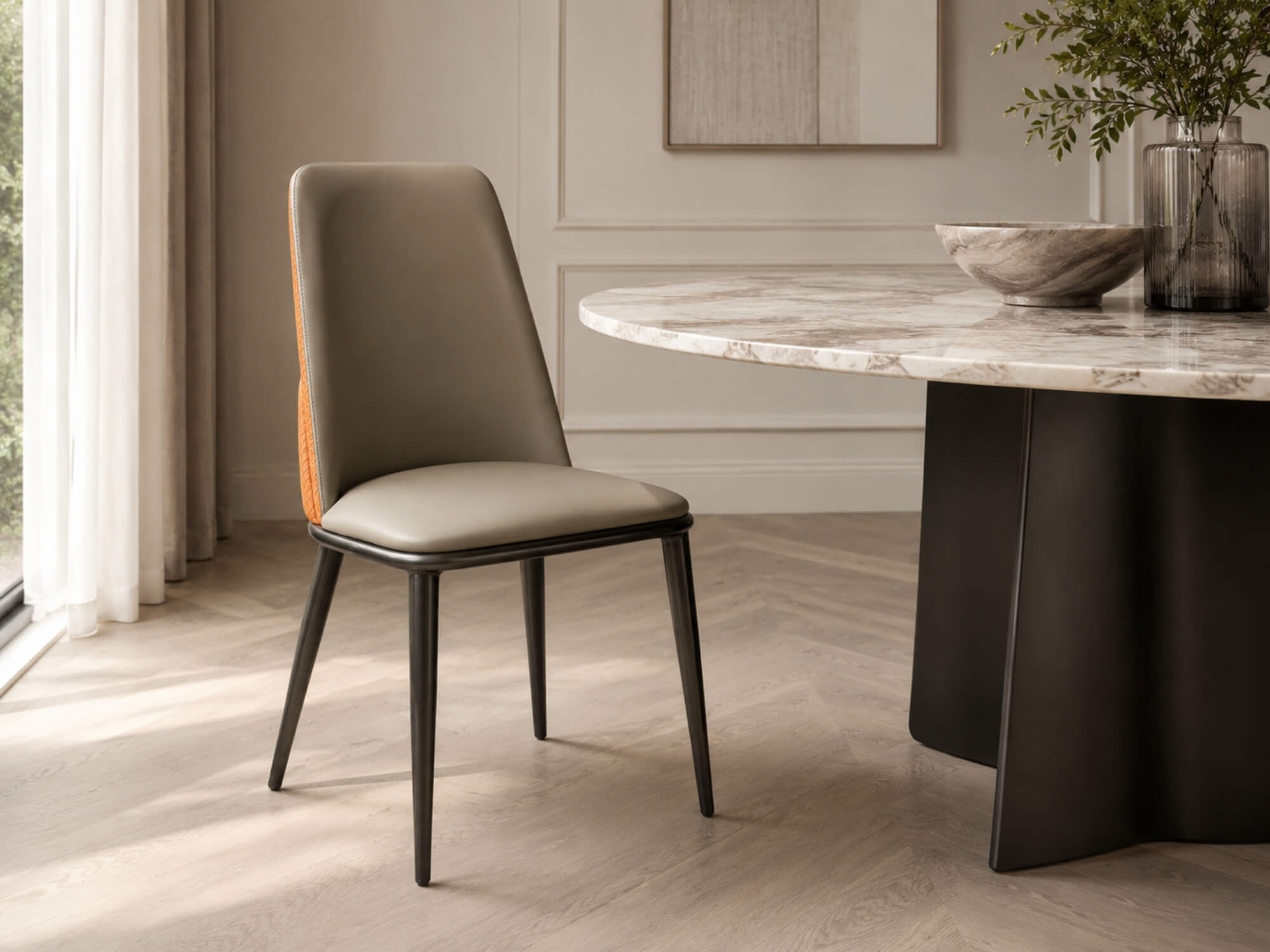 Ghế Ăn CASSIA - Ghế Ăn Hiện Đại Bọc Da Luxury GAC2003