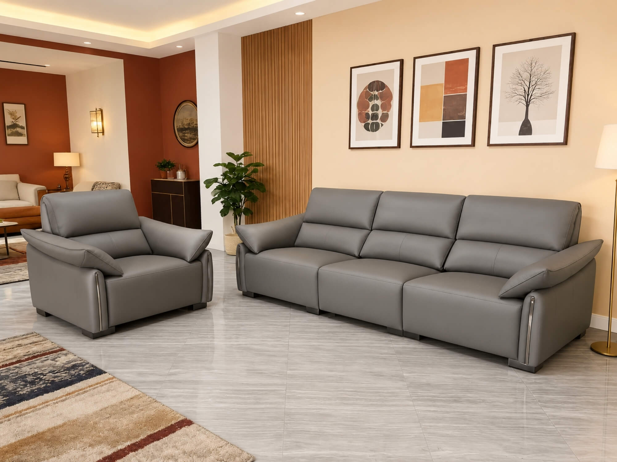 Bộ Sofa COCOON - Sofa Chỉnh Điện Băng 3 Chỗ Nhập Khẩu SF-B8179-13 - Ảnh 5