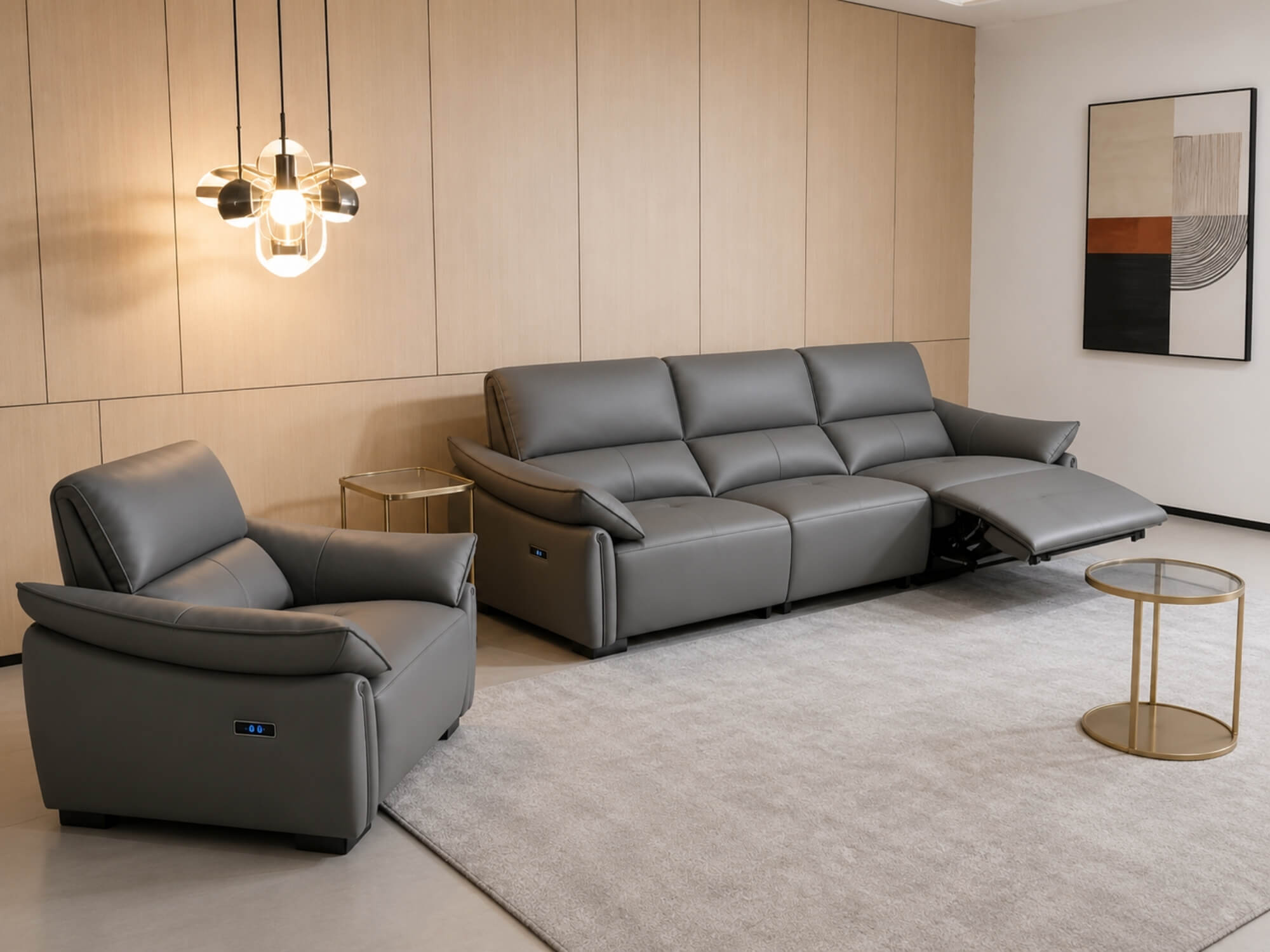 Bộ Sofa COCOON - Sofa Chỉnh Điện Băng 3 Chỗ Nhập Khẩu SF-B8179-13 - Ảnh 4