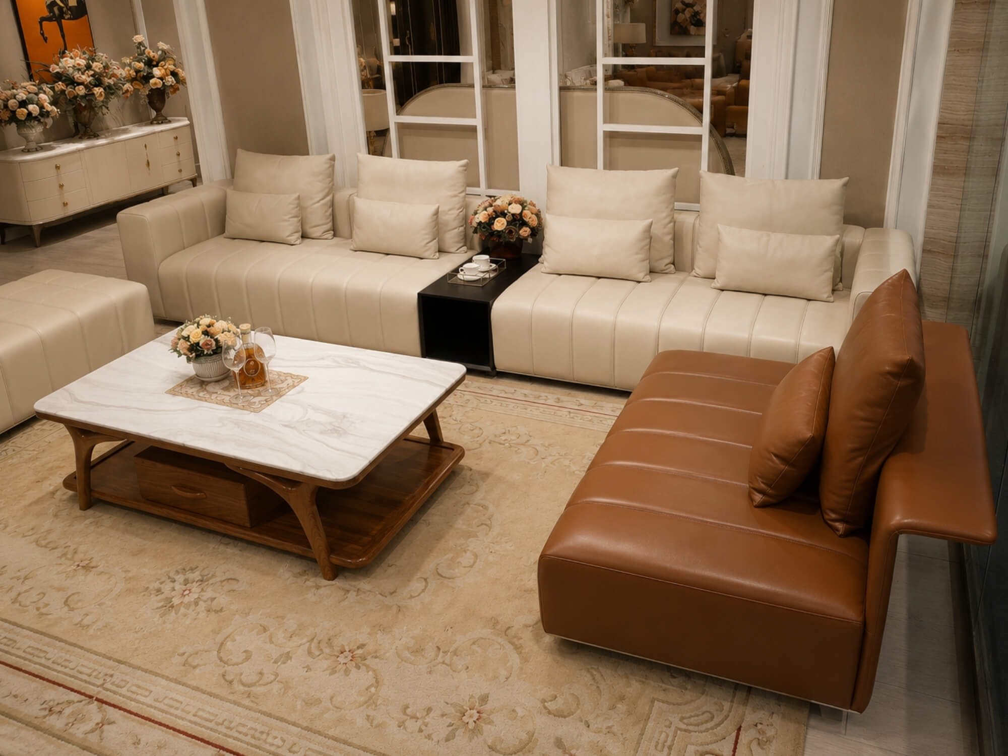 Sofa SERENITY - Sofa Hiện Đại Luxury Cho Phòng Khách Sang Trọng SBH361 - Ảnh 2
