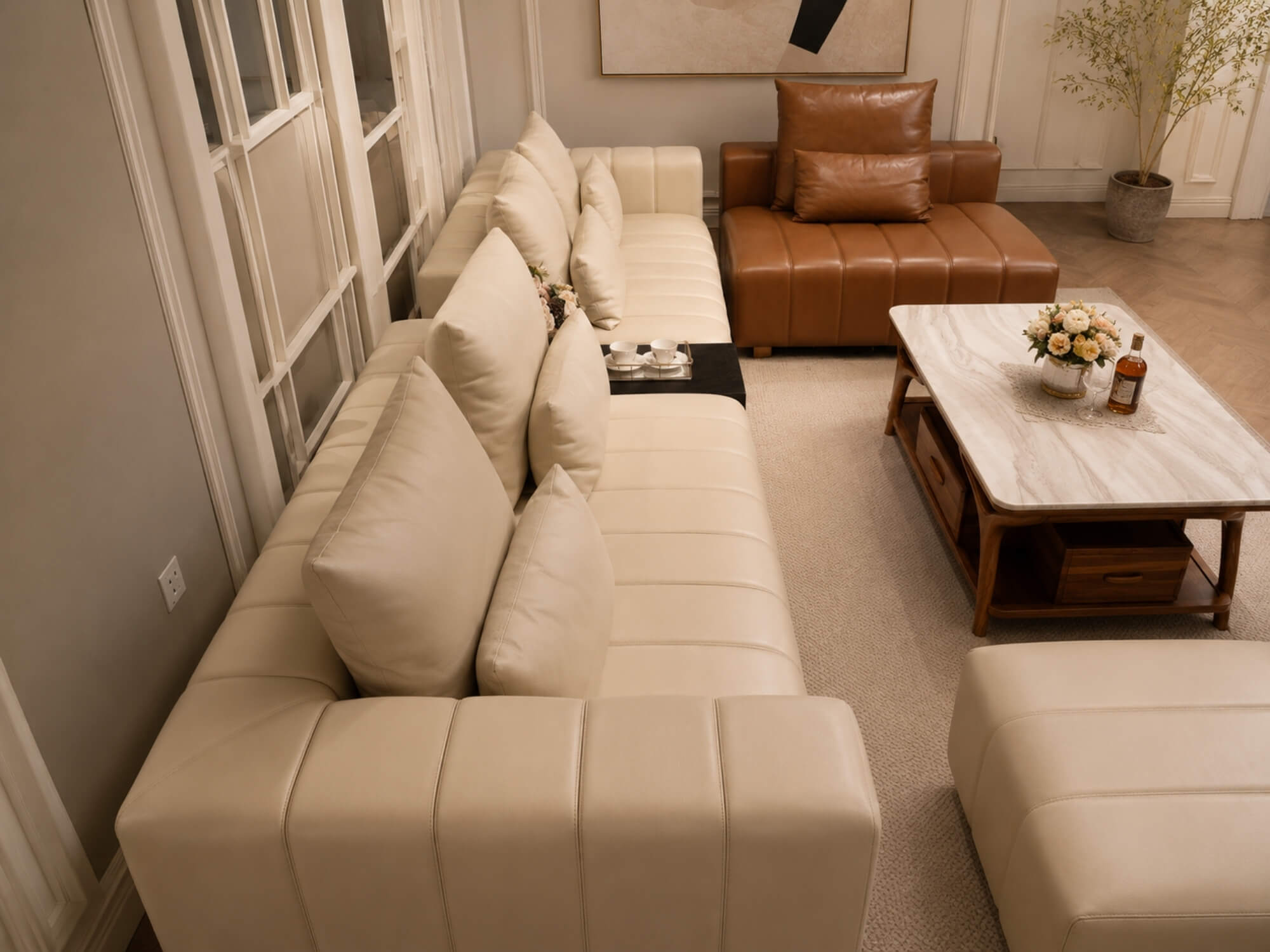 Sofa SERENITY - Sofa Hiện Đại Luxury Cho Phòng Khách Sang Trọng SBH361 - Ảnh 5