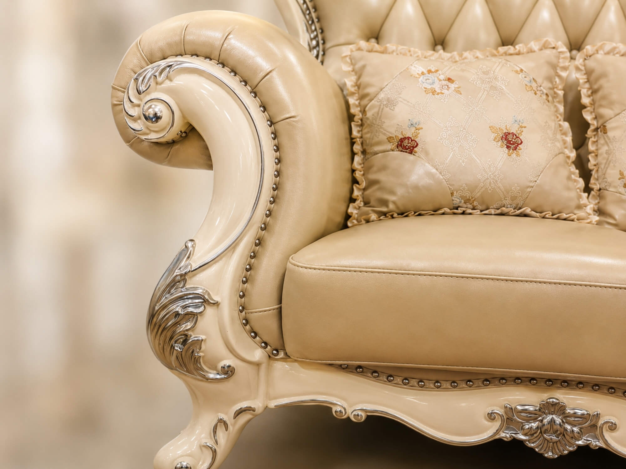 Sofa VALERION Phong Cách Tân Cổ Điển Hoàng Gia SB912-123 - Ảnh 16