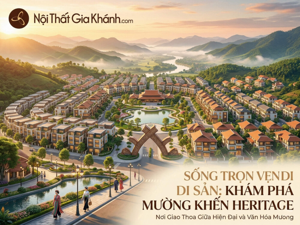 Khu Đô Thị Mường Khến Heritage: Giá 10-12 Triệu/m² & Thiết Kế Nội Thất 2026