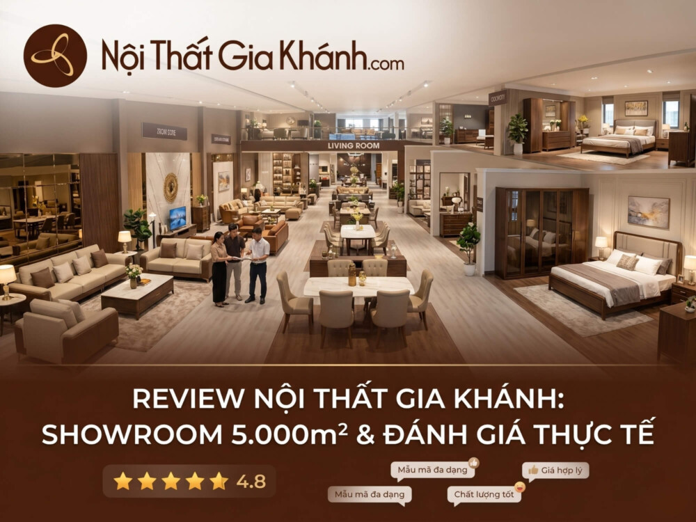 Review Nội Thất Gia Khánh: Showroom 5.000m² & Đánh Giá Thực Tế