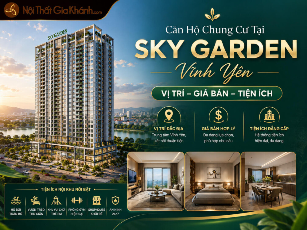 Căn Hộ Chung Cư Tại Sky Garden Vĩnh Yên: Vị Trí, Giá Bán, Tiện Ích