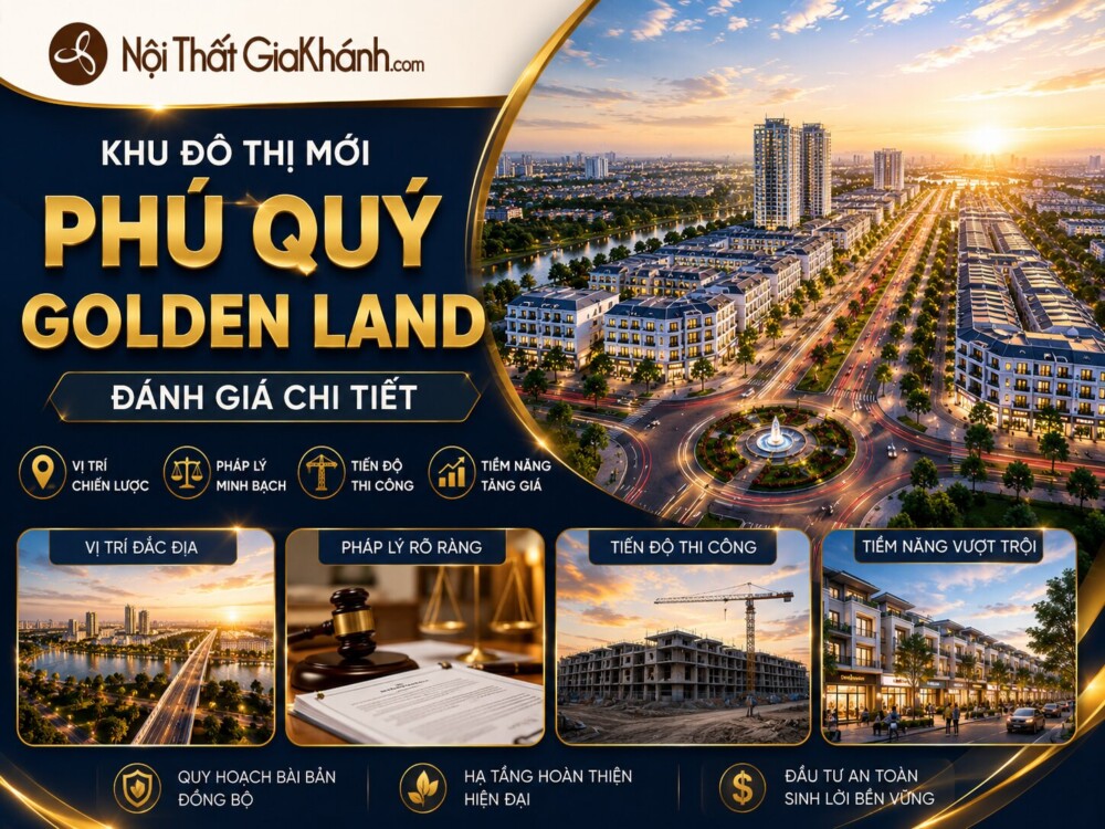Khu Đô Thị Mới Phú Quý Golden Land: Đánh Giá Chi Tiết Vị Trí, Pháp Lý & Tiến Độ