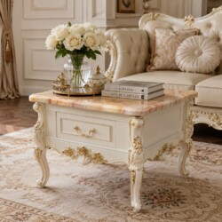 Bàn Trà Góc VERSALÉON Tân Cổ Điển Nhập Khẩu BG-007