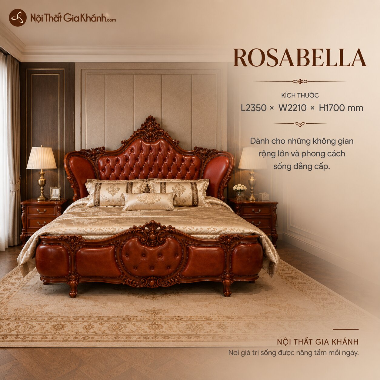Giường Ngủ ROSABELLA