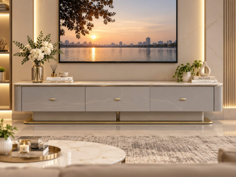 Kệ Tivi ORVESSA - Tủ TV Hiện Đại Luxury 2M KT8801-20