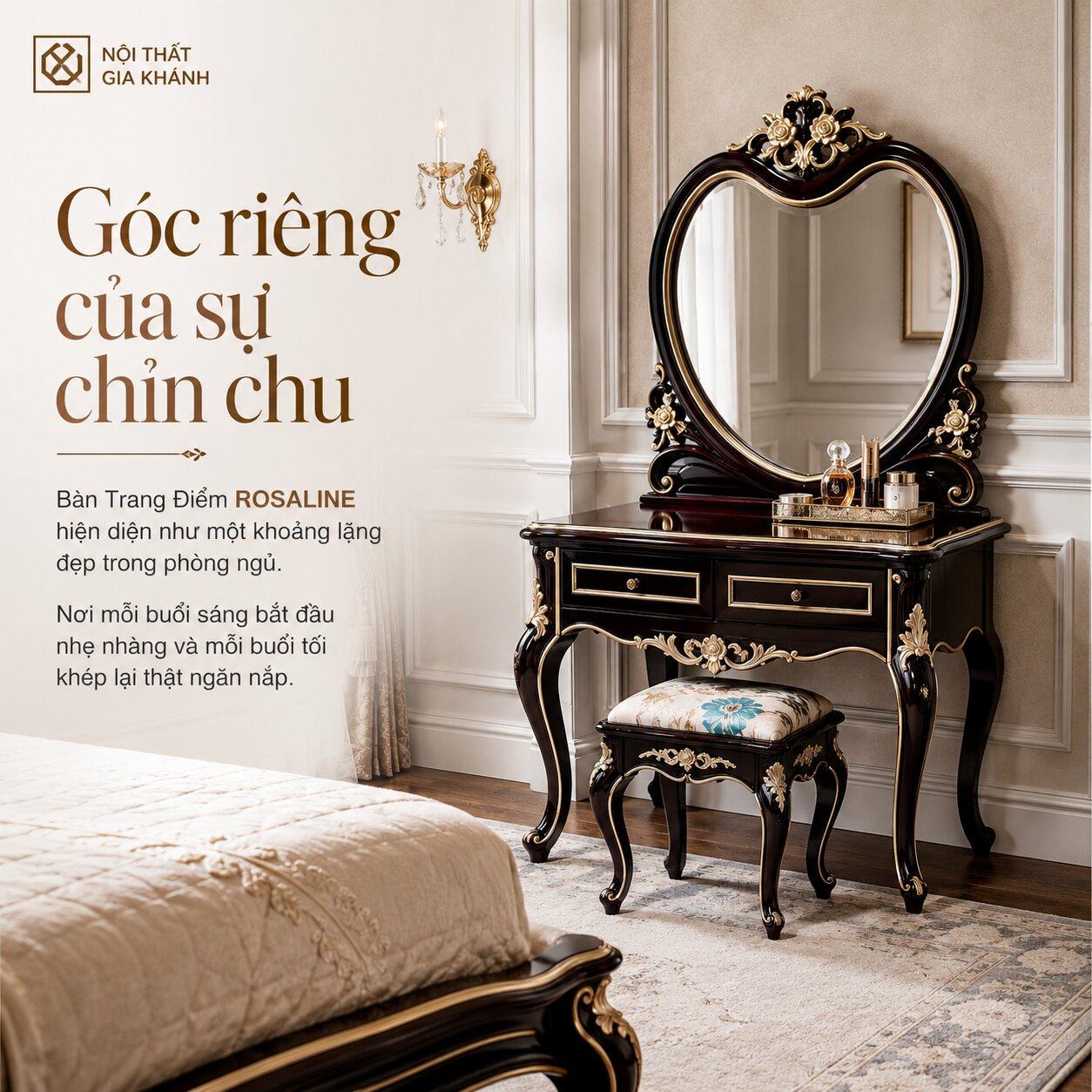 Bàn Trang Điểm ROSALINE