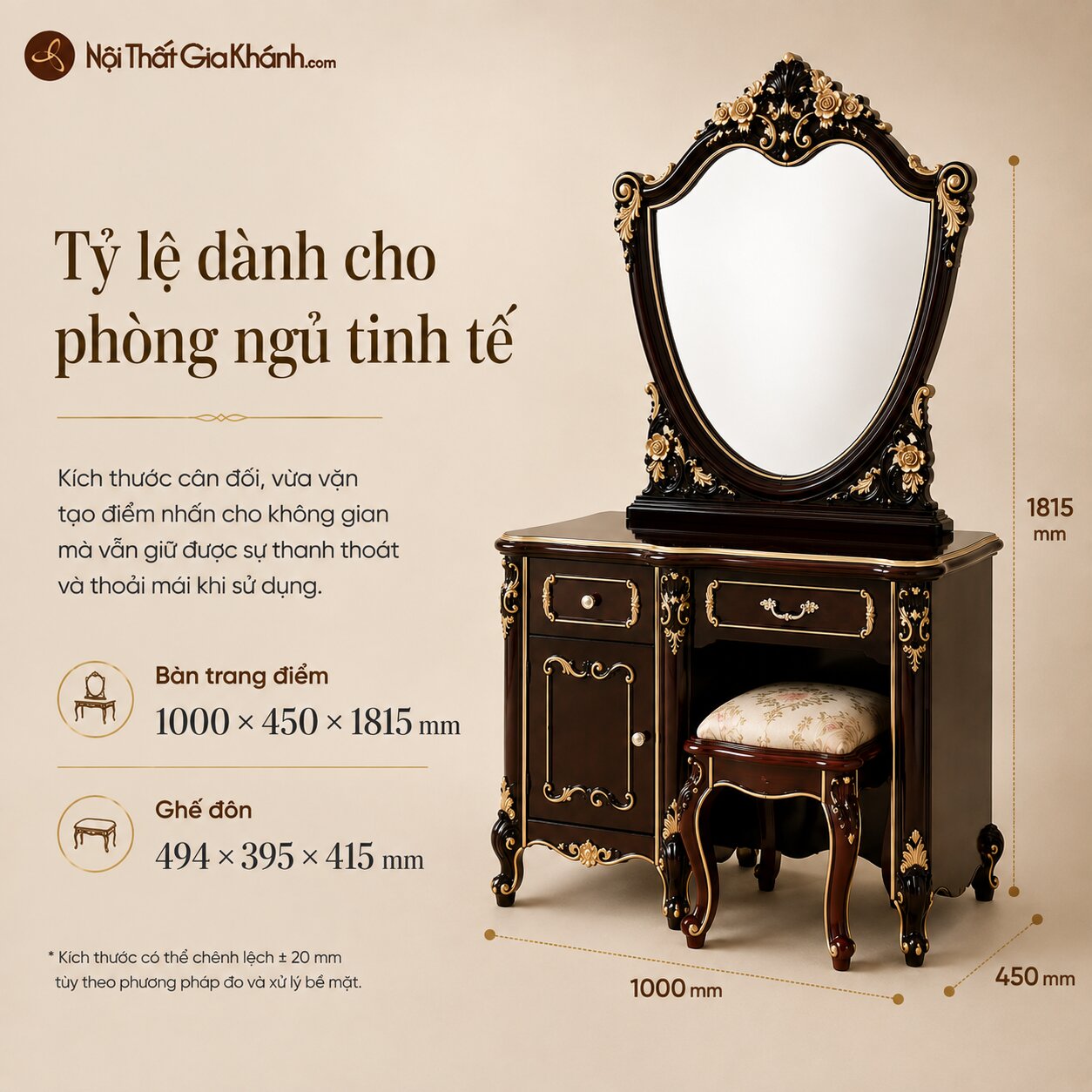 Bàn Phấn BELLISSIMA 