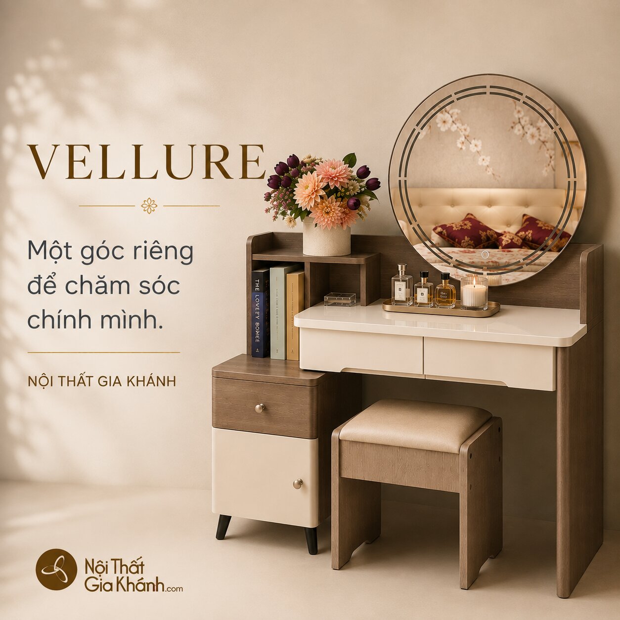 Bàn Phấn VELLURE