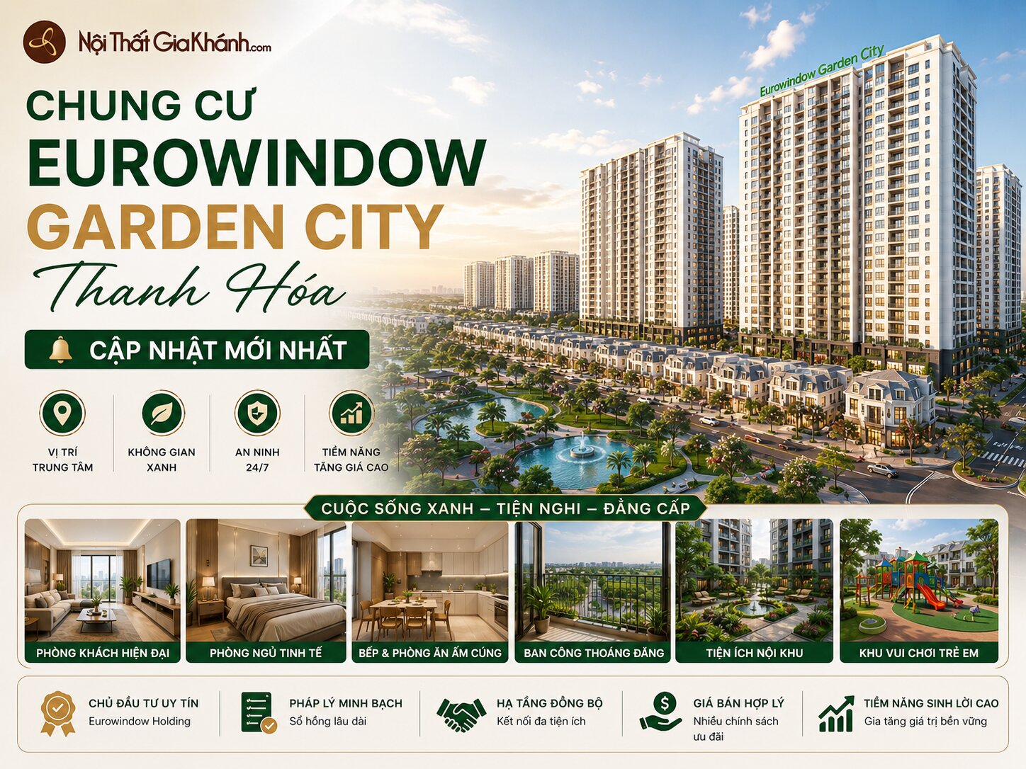 Chung Cư Eurowindow Garden City Thanh Hóa: Cập Nhật