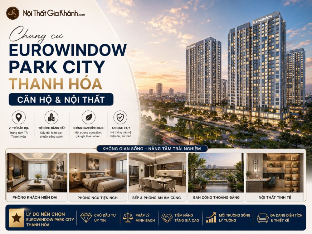 Chung Cư Eurowindow Park City Thanh Hóa: Căn Hộ & Nội Thất