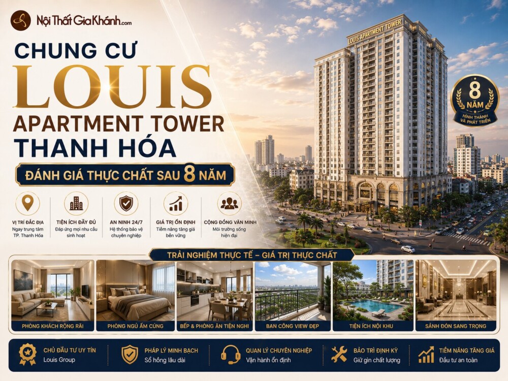 Chung Cư Louis Apartment Tower Thanh Hóa: Đánh Giá Thực Chất Sau 8 Năm