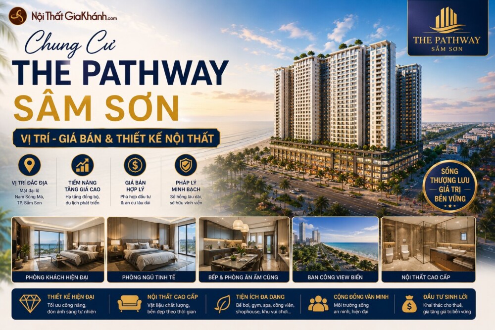 Chung Cư The Pathway Sầm Sơn: Vị Trí, Giá Bán & Thiết Kế Nội Thất