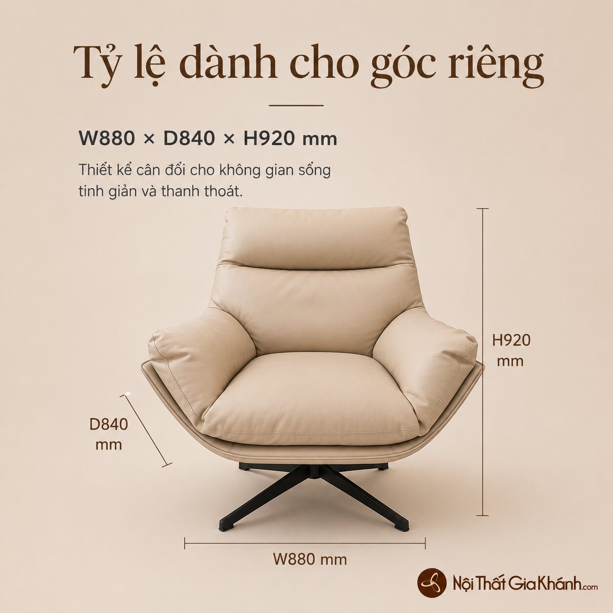Ghế Thư Giãn FJORD Phong Cách Hiện Đại SY-068