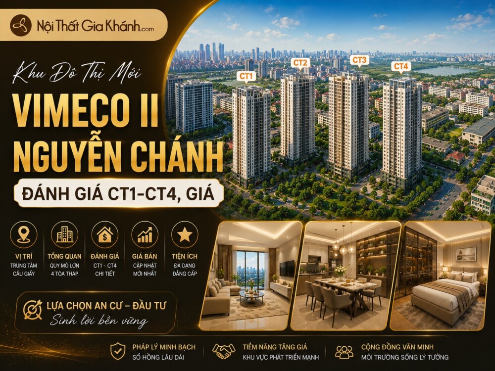 Khu Đô Thị Mới Vimeco II - Nguyễn Chánh: Đánh Giá CT1-CT4, Giá 2026