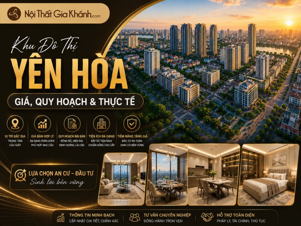 Khu Đô Thị Yên Hòa 2026: Giá, Quy Hoạch & Thực Tế