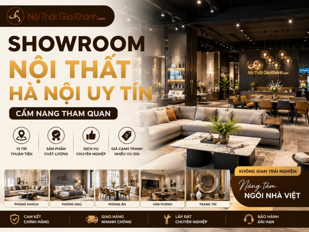 Showroom Nội Thất Hà Nội Uy Tín: Cẩm Nang Tham Quan