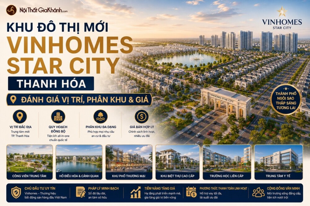 Khu Đô Thị Mới Vinhomes Star City Thanh Hóa: Đánh Giá Vị Trí, Phân Khu & Giá