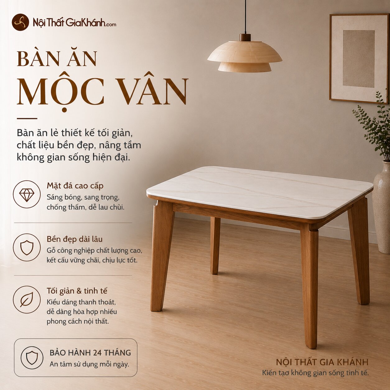 Bàn Ăn Mộc Vân
