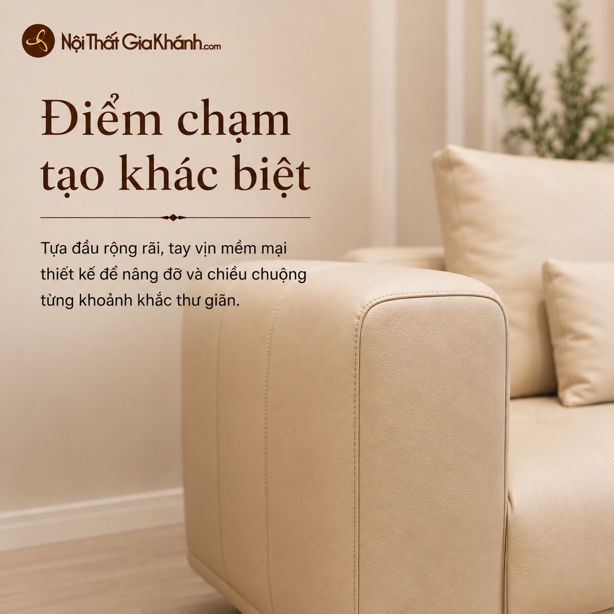 Sofa SERENITY - Sofa Hiện Đại Luxury Cho Phòng Khách Sang Trọng SBH361