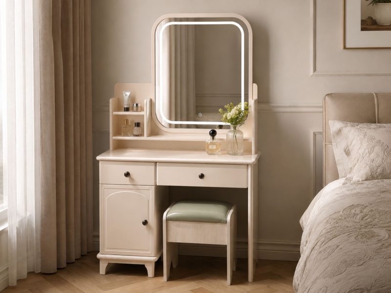 Bàn Phấn LUNA ÉLISE - Bàn Trang Điểm Tối Giản Cho Chung Cư BP2461