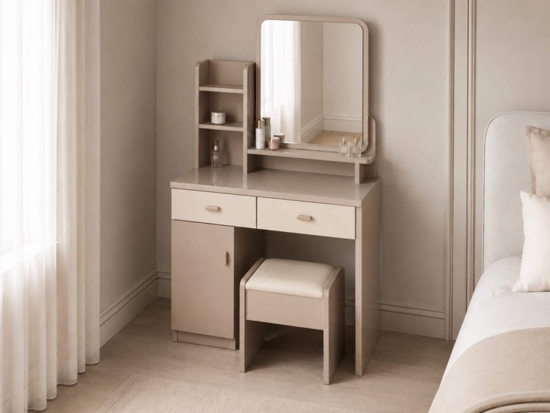 Bàn Phấn MIRELLE - Bàn Trang Điểm Tối Giản Cho Phòng Ngủ Nhỏ BP2571