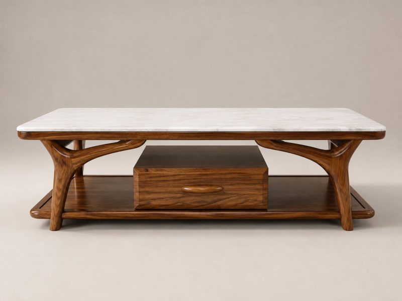 Bàn Trà ARBOR - Bàn Sofa Gỗ Mun Hiện Đại Nhập Khẩu BT1707