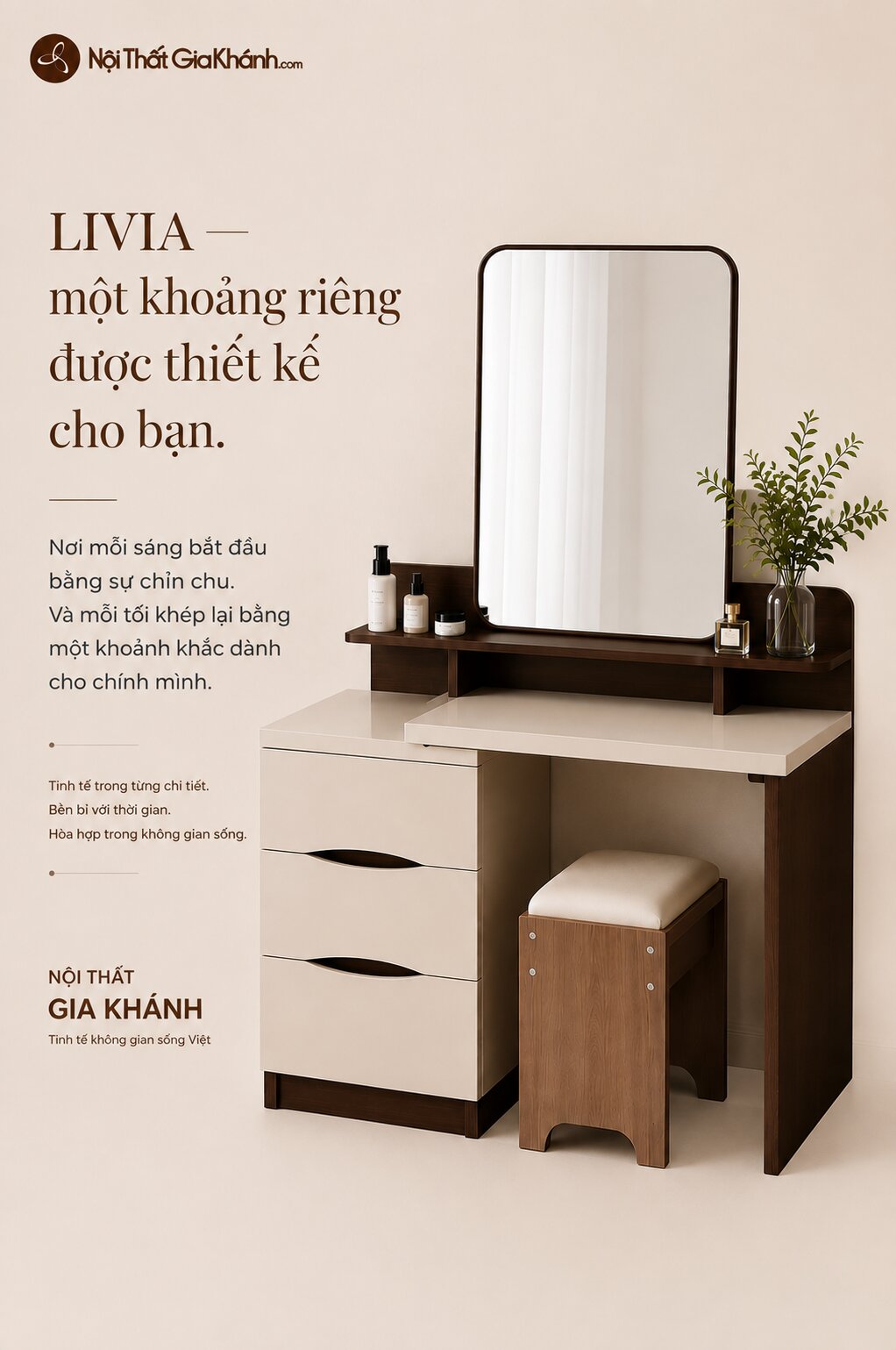 Bàn Phấn LIVIA