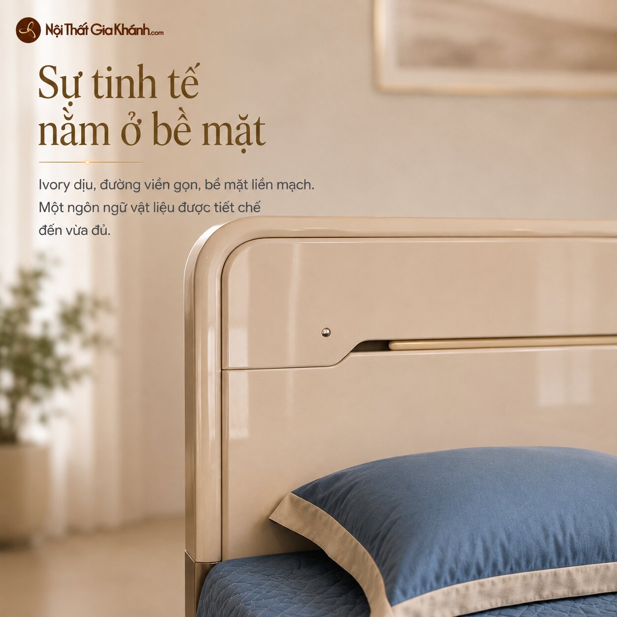 Giường Ngủ CELINE - Giường Ngủ Hiện Đại Phong Cách Bắc Âu GN2A-2