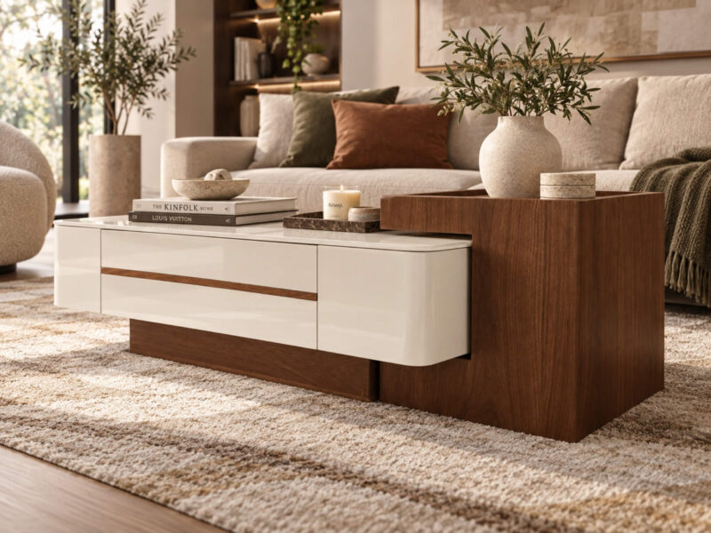 Bàn Trà ARLO - Bàn Sofa Đôi Hài Hòa Không Gian BT9876