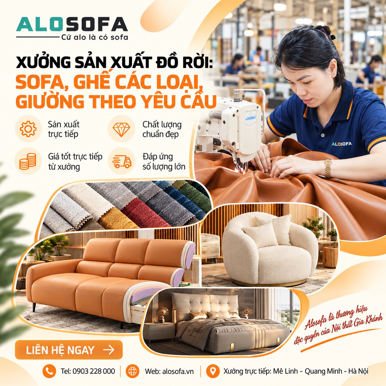 Alosofa Xuong Vuong – Nội Thất Gia Khánh