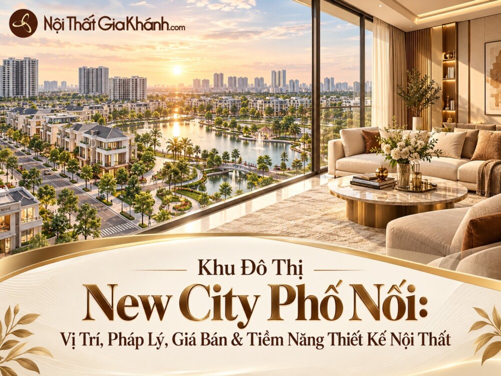 Khu Đô Thị New City Phố Nối: Vị Trí, Pháp Lý, Giá Bán & Tiềm Năng Thiết Kế Nội Thất