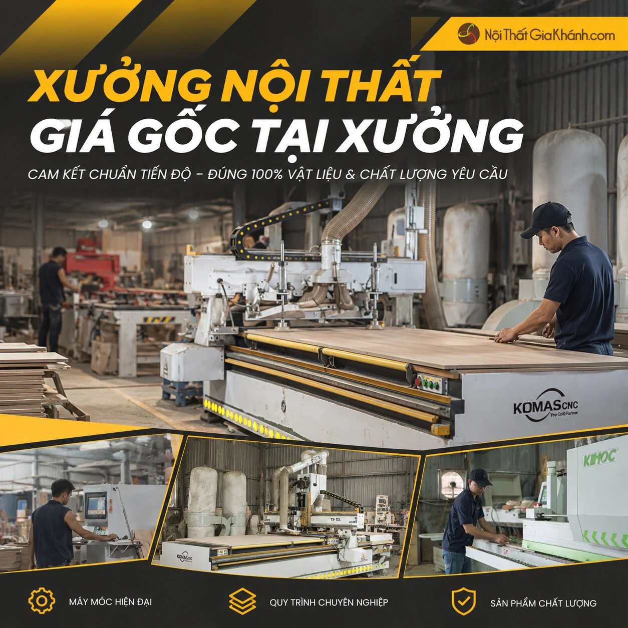 Xuong Noi That Vuong – Nội Thất Gia Khánh