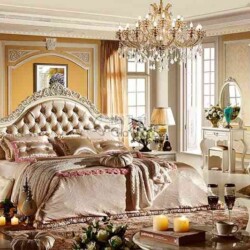 Bộ phòng ngủ tân cổ điển đẳng cấp đại gia 88636BG
