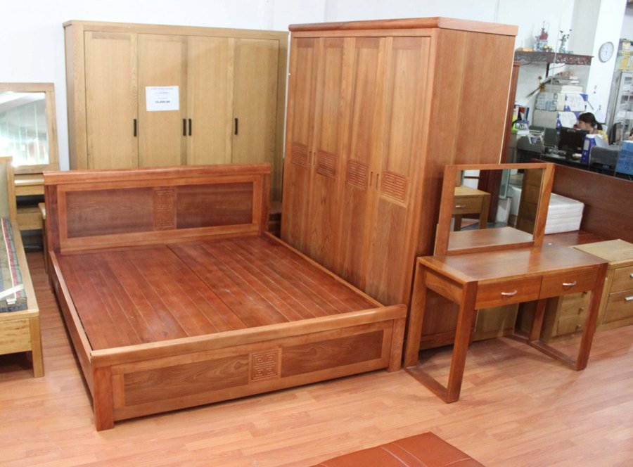 Những ứng dụng của gỗ cherry (gỗ anh đào) 12 Bộ Giường Tủ Gỗ Anh Đào