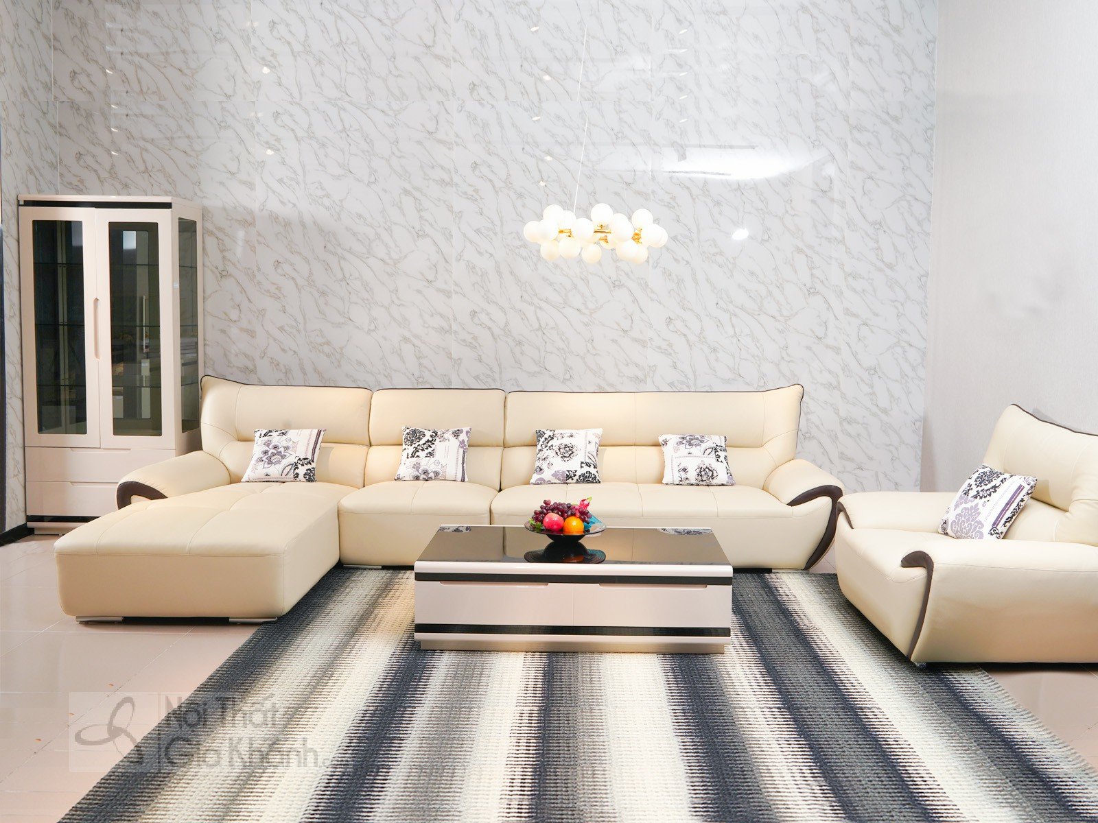 Mua ghế sofa tiếp khách đẹp, mẫu có sẵn ngay tại đây! 93 Bộ Sofa Cao Cấp 2 Băng Bằng Da Hiện Đại Êm Ái Sp3334-2