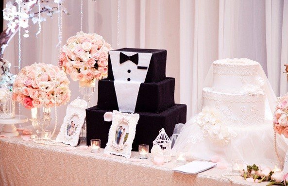 Cách trang trí bàn tiệc, bàn decor đám cưới đẹp lung linh, sang trọng 24 Trang Trí Bàn Tiệc Cưới